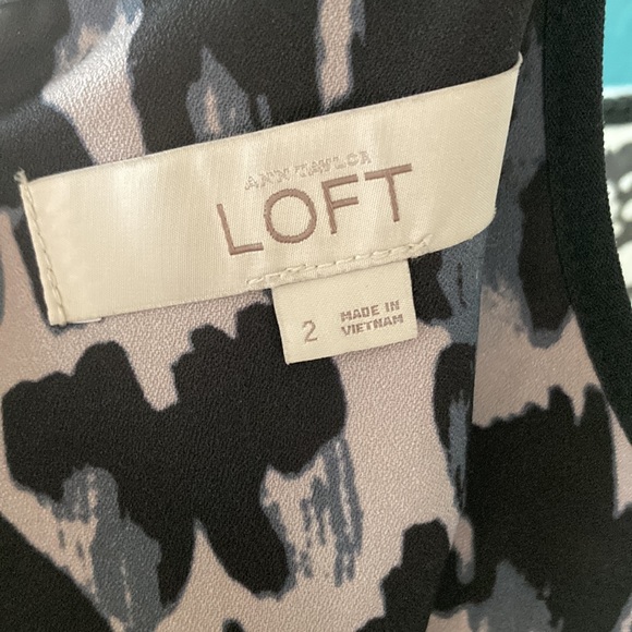 Ann Taylor LOFT | Women’s High Neck Sleeveless Midi Dress - Picture 4 of 7